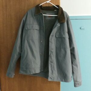 Grey Woolrich lined jacket